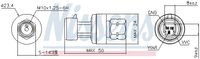 NISSENS Druckschalter, Klimaanlage, Art.-Nr. 301048