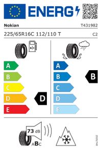 Nokian Tyres Winterreifen "225/65R16 112/110T - Snowproof C", Art.-Nr. T431982