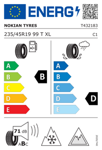 Nokian Tyres Winterreifen "[Nokian] 235/45R19 99T - Hakkapeliitta R5", Art.-Nr. T432183
