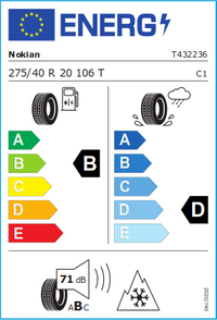 Nokian Tyres Winterreifen "[Nokian] 275/40R20 106T - Hakkapeliitta R5 SUV", Art.-Nr. T432236