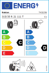 Nokian Tyres Winterreifen "[Nokian] 315/35R21 111T - Hakkapeliitta R5 SUV", Art.-Nr. T432256