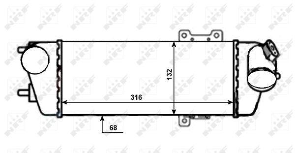 Ladeluftkühler 30525 NRF für HYUNDAI i30 - Bild 8
