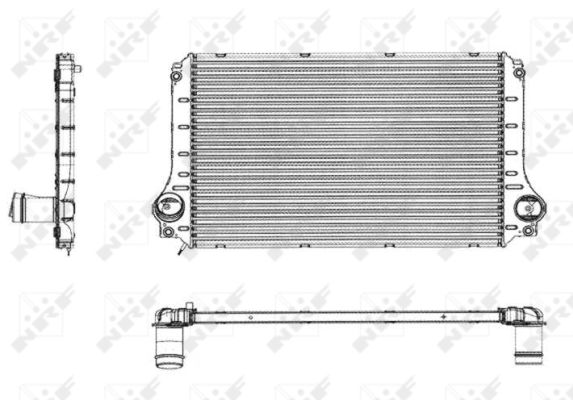 Ladeluftkühler 30784 NRF für TOYOTA COROLLA Verso AVENSIS AVENSIS Stufenheck - Bild 6