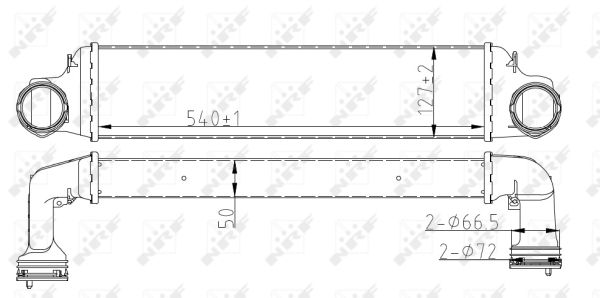 Für NRF 30165A INTERCOOLER / CHARGER - Bild 7