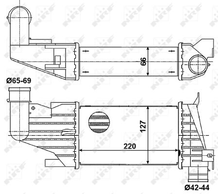 Ladeluftkühler 30258 NRF für OPEL ASTRA H Kasten/Kombi ASTRA H ASTRA H Caravan - Bild 8