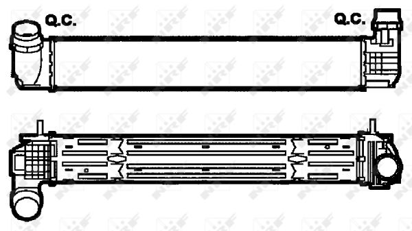 Intercooler – Luftkühler 30268 NRF für RENAULT MEGANE CC MEGANE III Schrägheck - Bild 7