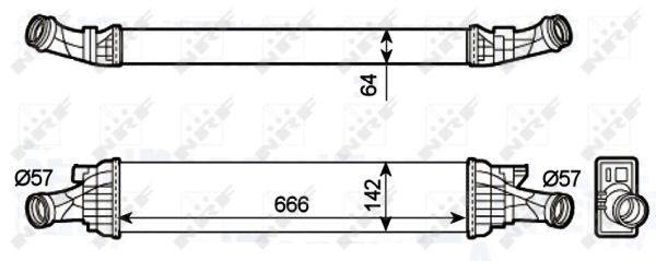 Intercooler – Luftkühler 30289 NRF für AUDI PORSCHE TOYOTA VW - Bild 8