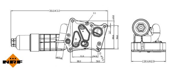Nrf ?Lfiltergeh?Use F?R ?Lk?Hler Mercedes C-Klasse E-Klasse Slk - Image 7