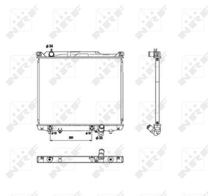 Für NRF 53576 RADIATOR - Bild 9
