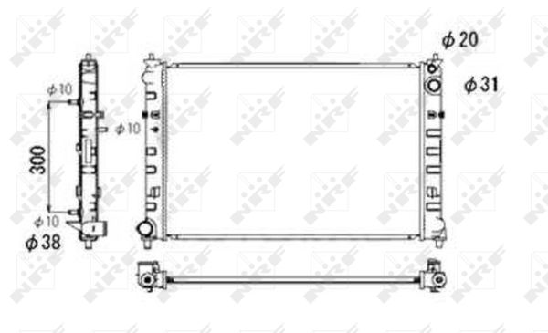 Nrf Kühler, Antriebsbatterie 53684 - Bild 5
