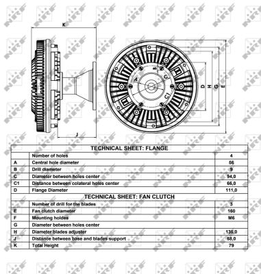 NRF Kupplung, Kühlerlüfter 49063 für Mercedes