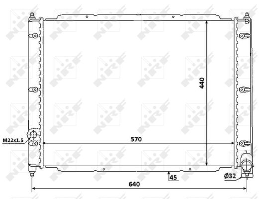 NRF 53944 Motorkühlung Wasserkühler für VW TRANSPORTER T3 1.6-2.1 05.79-07.92 - Bild 10