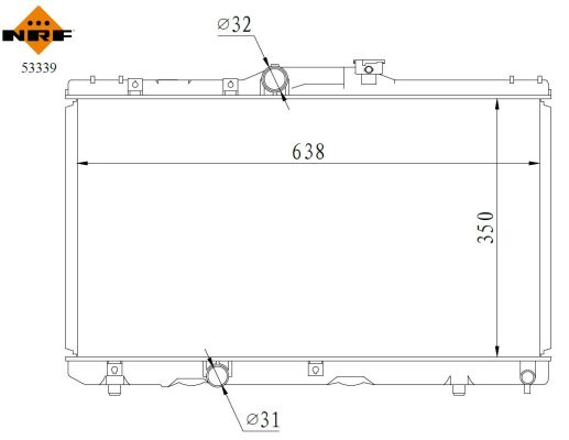 Wasserkühler Kühlrippen gelötet 53339 NRF für TOYOTA COROLLA COROLLA Compact - Bild 9