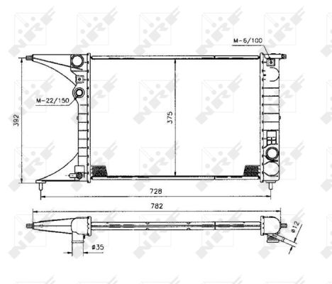 Nrf K?Hler F?R Antriebsbatterie Opel Omega B 2,0 - Bild 8