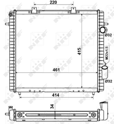 NRF 507359 Kühler für Motorkühlung Motorkühler Autokühler Kühler - Bild 5