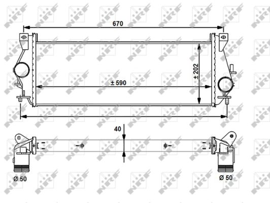 NRF 30910 Ladeluftkühler LLK Turbokühler Kühler für Land rover - Bild 9
