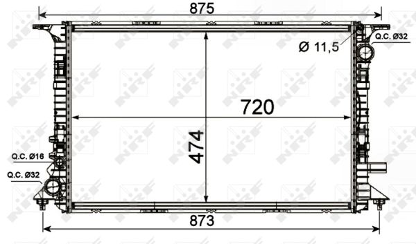 Nrf Motork?Hler Gel?Tet Audi A8 53013 - Bild 7