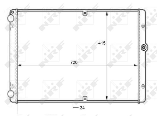 Nrf Kühler, Motorkühlung 59088 - Bild 8