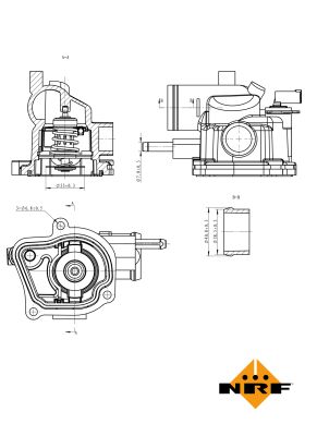 NRF 725153 Thermostat für Kühlmittel Thermostat Kühlmittel für Mercedes-Benz - Bild 7