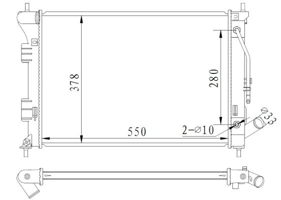 Wasserkühler 59292 NRF für HYUNDAI i30 i30 Coupe - Bild 6