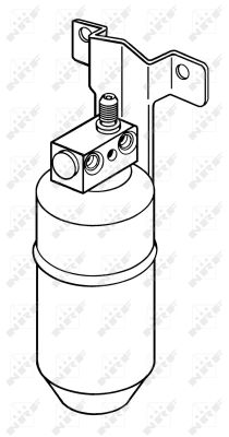 NRF Trockner, Klimaanlage EASY FIT 33078 für Ford VW