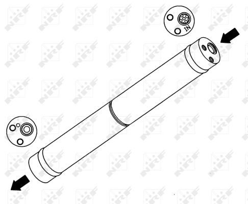 NRF Trockner, Klimaanlage 33141 für VW