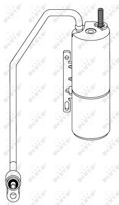 NRF Trockner, Klimaanlage EASY FIT 33289 für Vaughall CADILLAC Fiat