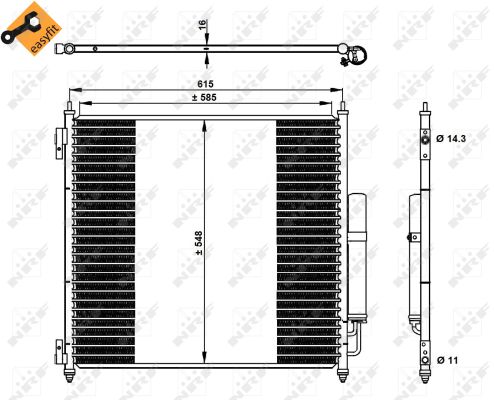 Nrf Kondensator, Klimaanlage 350336 - Bild 5