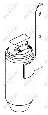 NRF Trockner, Klimaanlage EASY FIT 33172 für Vaughall