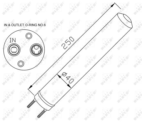 NRF Trockner, Klimaanlage EASY FIT 33286 für DAEWOO