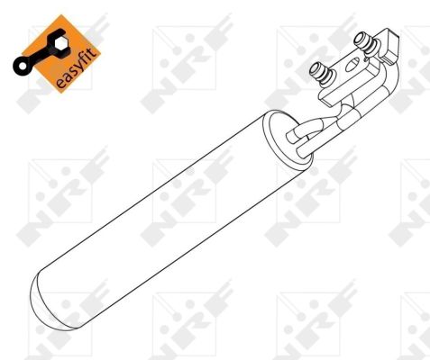 NRF Trockner, Klimaanlage EASY FIT 33364 für Chrysler JEEP