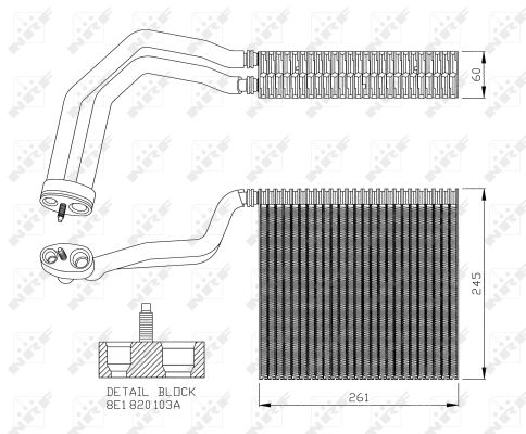Nrf Verdampfer F?R Klimaanlage Audi A4 Seat Exeo - Bild 9