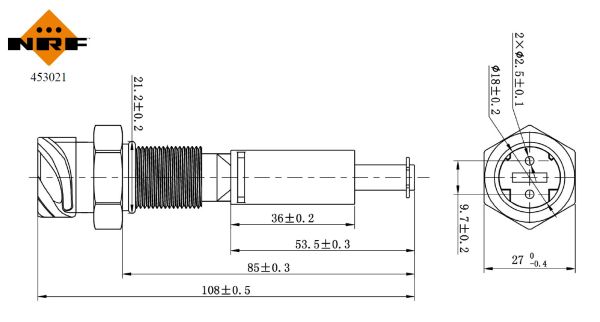 Für NRF NRF 453021 Sensor, coolant level 453021 Coolant level sensor fits: RVI - Bild 6