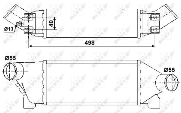NRF 30259 Ladeluftkühler LLK Turbokühler Kühler für Ford - Bild 9