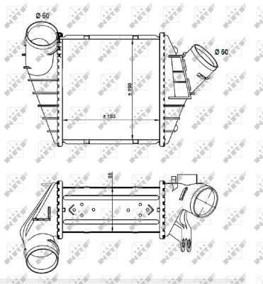 Ladeluftkühler 30848 NRF für VW NEW BEETLE NEW BEETLE Cabriolet - Bild 8