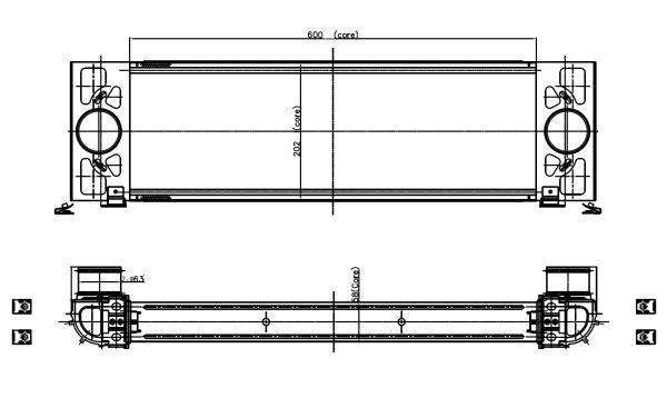 Für NRF 309039 INTERCOOLER - Bild 8