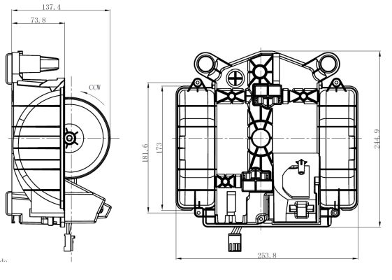 Für NRF 34281 INTERIOR BLOWER - Bild 10