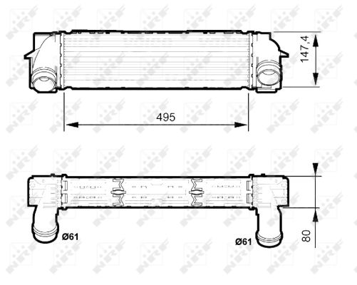 NRF 30524 Ladeluftkühler LLK Turbokühler Kühler für BMW - Bild 9