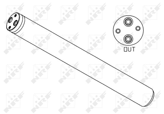NRF Trockner, Klimaanlage EASY FIT 33192 für VW