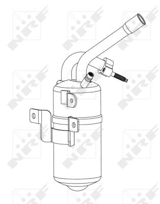 NRF Trockner, Klimaanlage EASY FIT 33358 für Ford