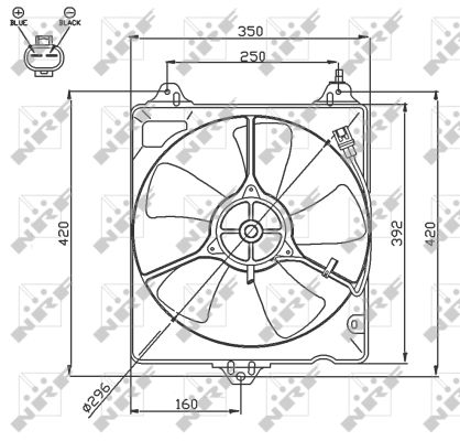NRF Lüfter, Motorkühlung 47753 für TOYOTA