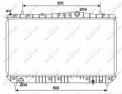 Nrf Kühler, Motorkühlung 53150 Für Chevrolet Daewoo