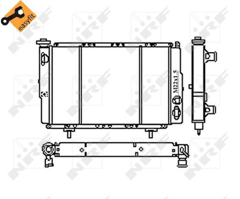 Nrf Kühler, Motorkühlung 54683 - Bild 7