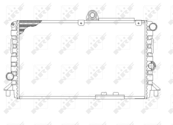 Für NRF NRF 58809 Engine radiator ALFA ROMEO 33 58809 Engine radiator fits: AL - Bild 9