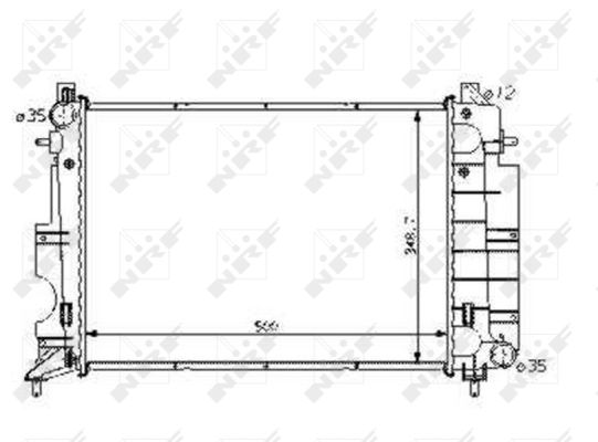 Für NRF 58108 RADIATOR - Bild 8