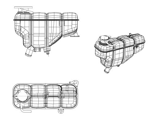 NRF Ausgleichsbehälter, Kühlmittel 454037 für Mercedes