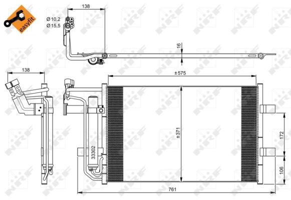 Nrf Kondensator, Klimaanlage 350039 - Bild 6