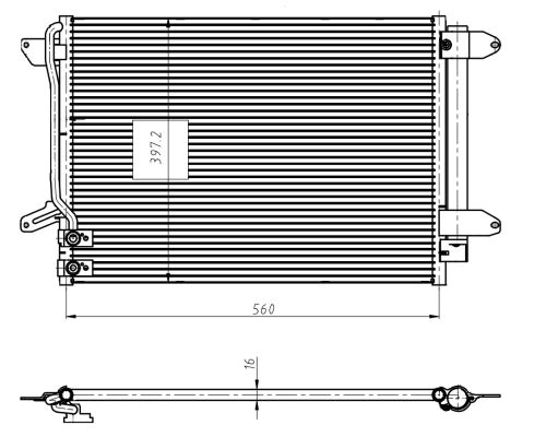 Für NRF 350507 CONDENSER VW Beetle 1.2 11- - Bild 10