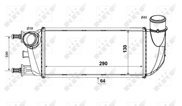 Nrf Ladeluftkühler [Hersteller-Nr. 30773] für Fiat, Ford - Bild 6