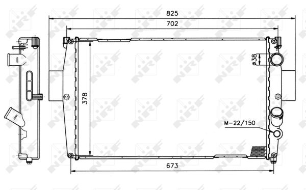 Für NRF 51538 RADIATOR - Bild 8